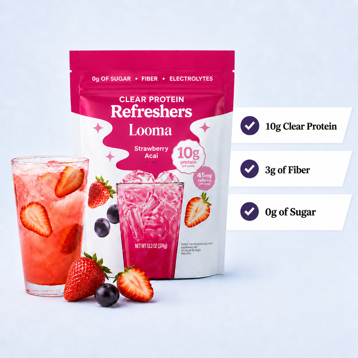 FREE Entry To Win 1 Bag Of Looma's Clear Protein Refresher
