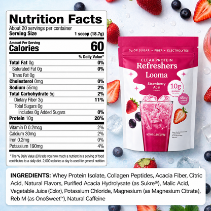 Looma's Clear Protein Refreshers